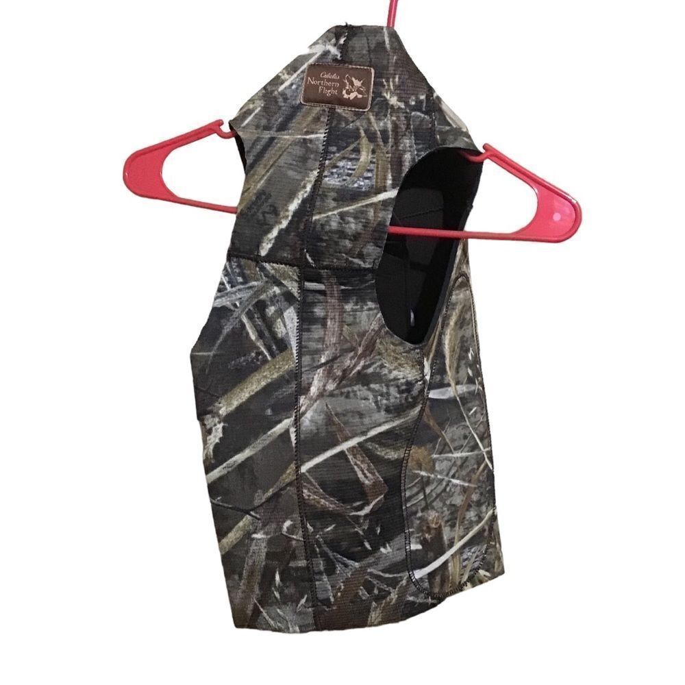 Cabela’s Northern‎ Flight Camouflage Neoprene Hunting Dog Vest Sz L